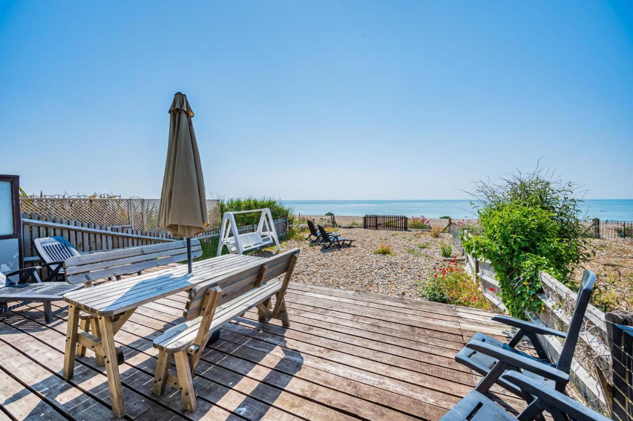 Pebble Paradise Beachfront Family Getaway Pevensey Exterior foto