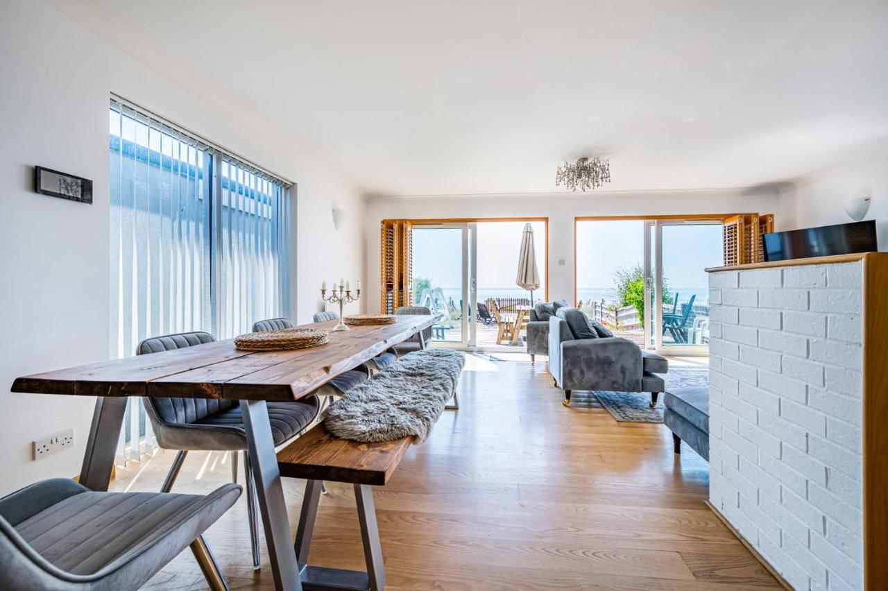 Pebble Paradise Beachfront Family Getaway Pevensey Exterior foto