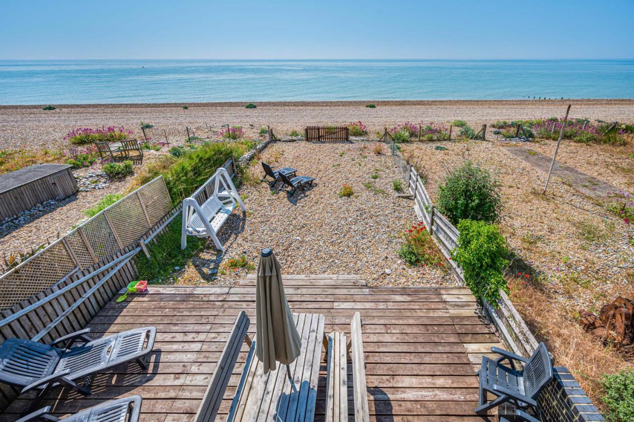 Pebble Paradise Beachfront Family Getaway Pevensey Exterior foto